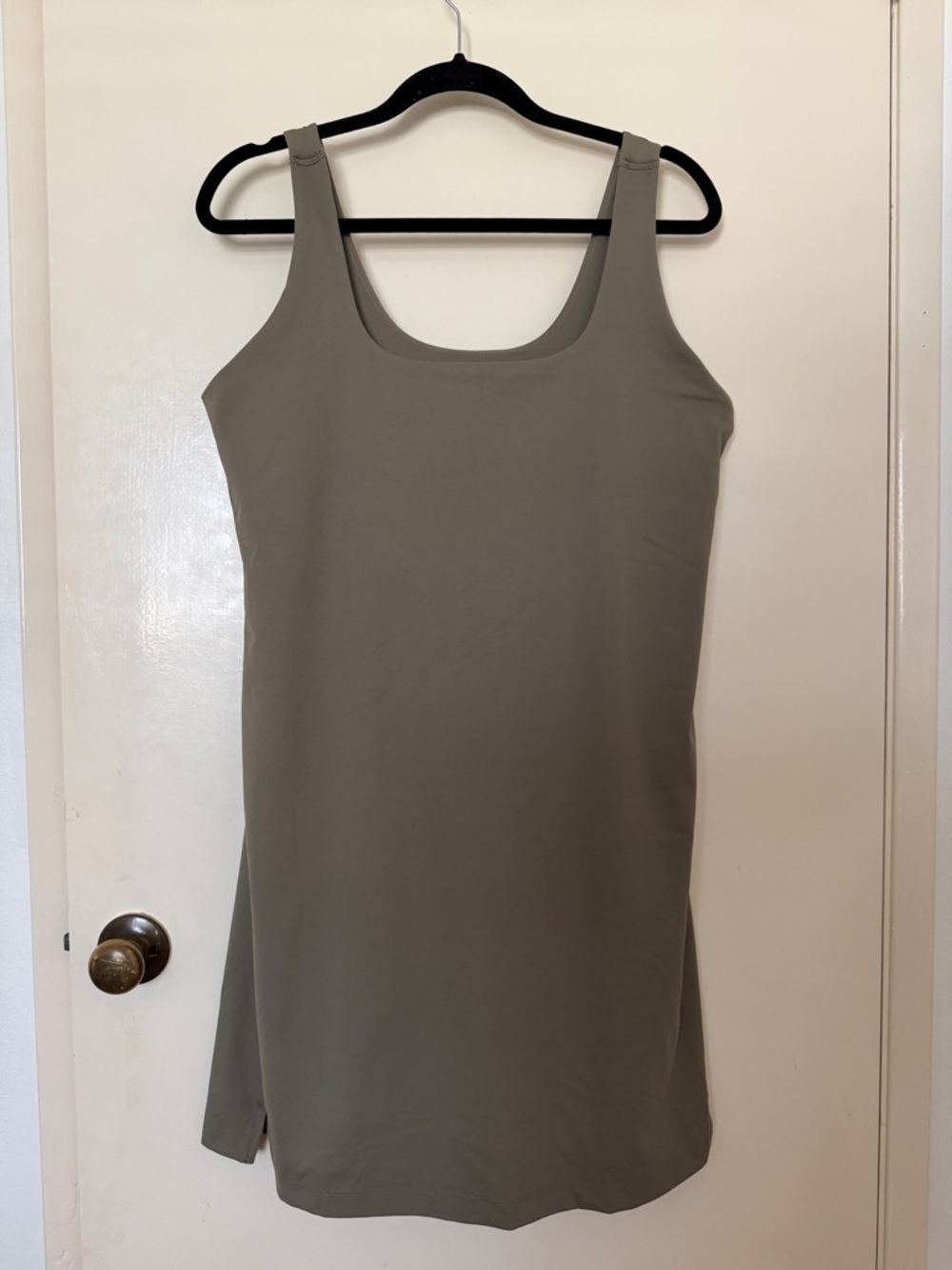 Old Navy Active Powersoft Scoop Neck Tank athletic Dress Olive Green size XL